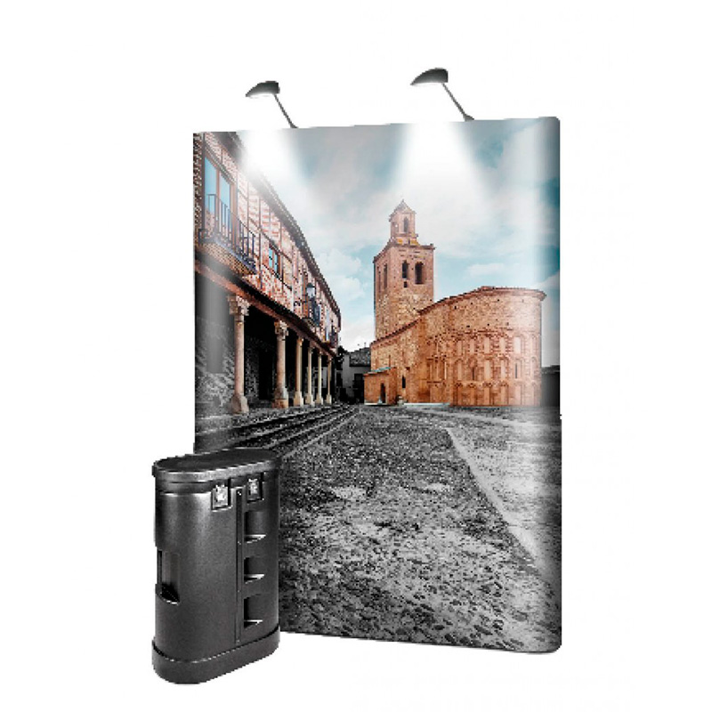 PANEL ARAÑA PAI RECTO 2 CUERPOS (150*230 CMS) + CARRO BASICO + LAMINAS PAI + FOCO HALOGENO